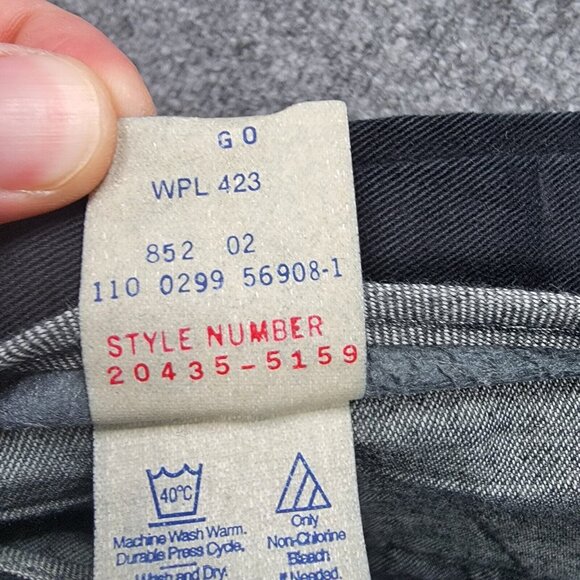 Dockers Pants Mens 34x30 Black Khaki Flat Front Classic Straight Leg Casual‎ - Picture 8 of 11